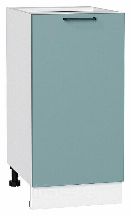 Шкаф нижний с 1-ой дверцей Флэт Grey-green In 2S/Белый 816*400*478