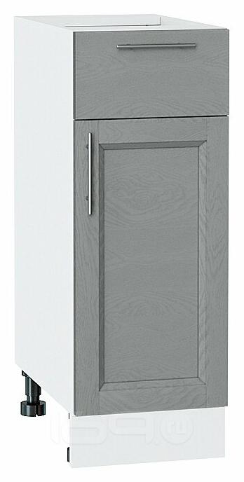 Шкаф нижний с 1-ой дверцей и ящиком Сканди Grey Softwood Белый 816*300*480