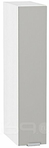 Шкаф верхний бутылочница Фьюжн Silky Light Grey Белый 716*150*320