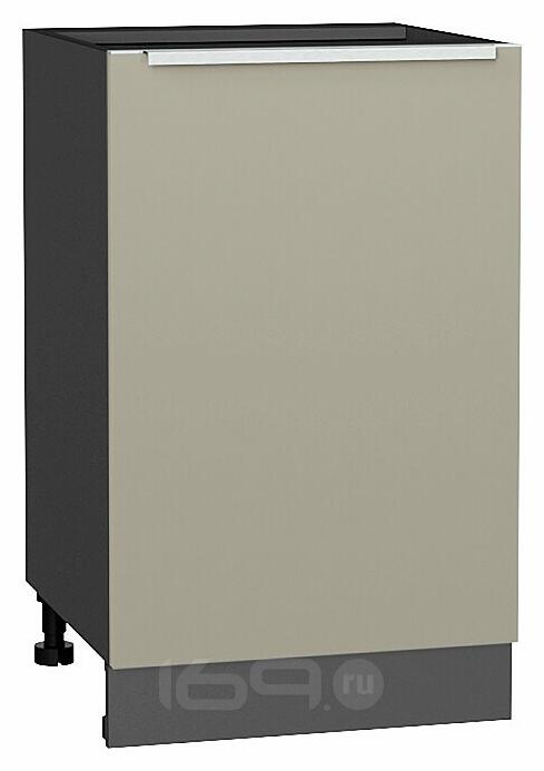 Шкаф нижний с 1-ой дверцей Фьюжн Silky Grey Graphite 816*500*480