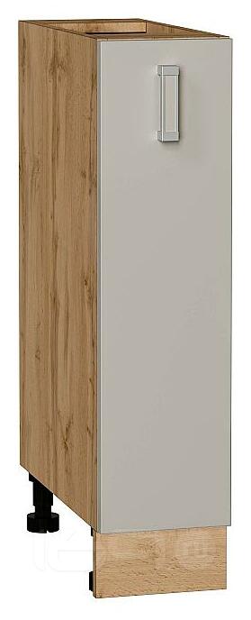 Шкаф нижний с 1-ой дверцей Лофт Grey Silk/Дуб Вотан 816*200*480