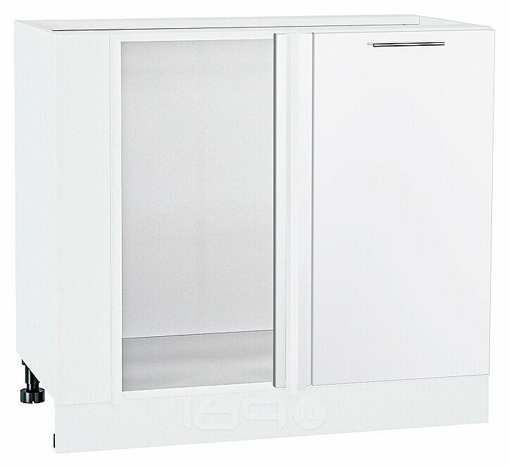 Шкаф нижний угловой Валерия-М Белый глянец Белый 816*890*478
