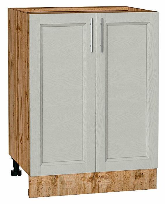 Шкаф нижний с 2-мя дверцами Сканди Cappuccino Softwood Дуб Вотан 816*600*480