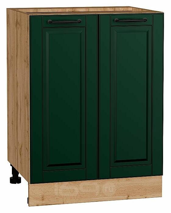 Шкаф нижний с 2-мя дверцами Дублин Special Green/Дуб Вотан 816*600*478