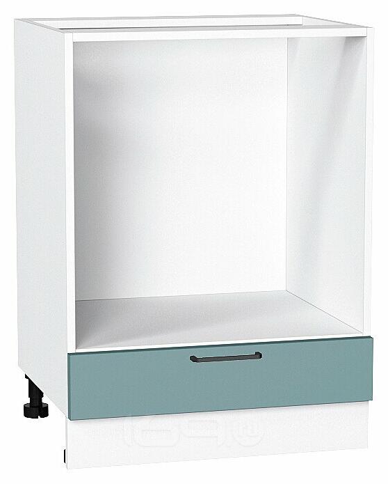 Шкаф нижний под духовку Флэт Grey-green In 2S/Белый 816*600*476