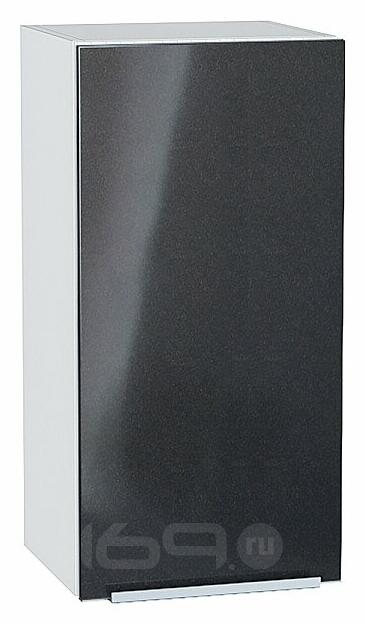 Шкаф верхний с 1-ой дверцей Фьюжн Anthracite Белый 716*350*320