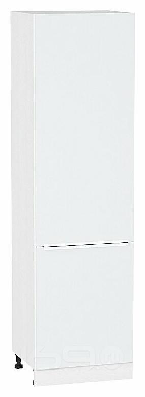 Шкаф пенал с 2-мя дверцами Фьюжн Silky White Белый 2132*600*576