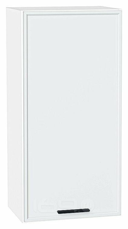 Шкаф верхний с 1-ой дверцей Фрейм White Silk/Белый 920*450*324