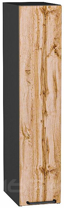 Шкаф верхний бутылочница Флэт Wotan Oak 2S/Graphite 920*200*318
