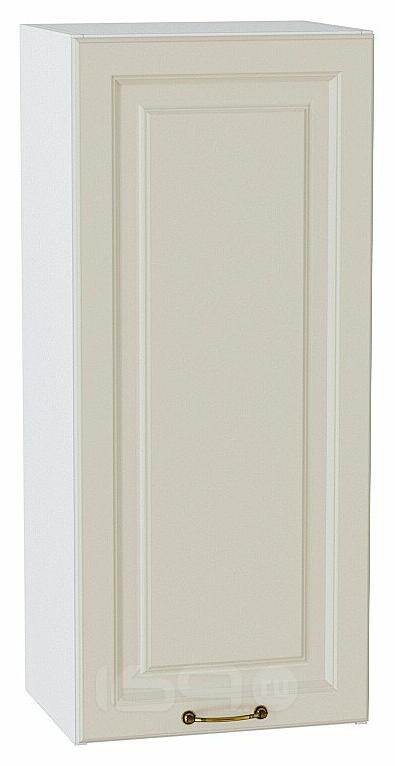 Шкаф верхний с 1-ой дверцей Ницца Агат/Белый 920*400*318