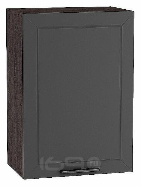 Шкаф верхний с 1-ой дверцей Глетчер Маренго Силк Graphite 920*500*318