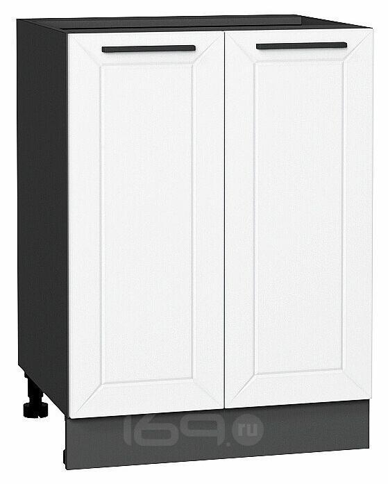 Шкаф нижний с 2-мя дверцами Глетчер Айленд Силк Graphite 816*600*478
