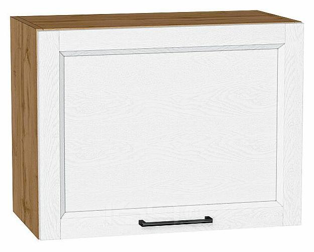 Шкаф верхний горизонтальный Сканди White Silkwood/Дуб Вотан 460*600*320