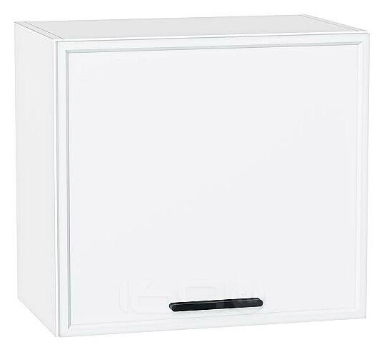Шкаф верхний горизонтальный Фрейм White Silk/Белый 460*500*324