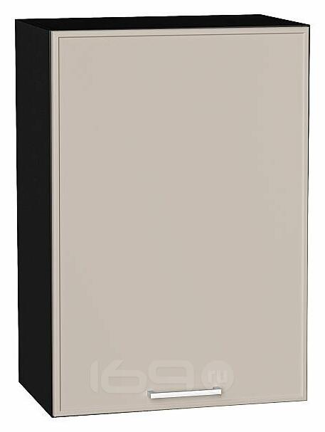 Шкаф верхний с 1-ой дверцей Квадро Кашемир/Graphite 716*500*321