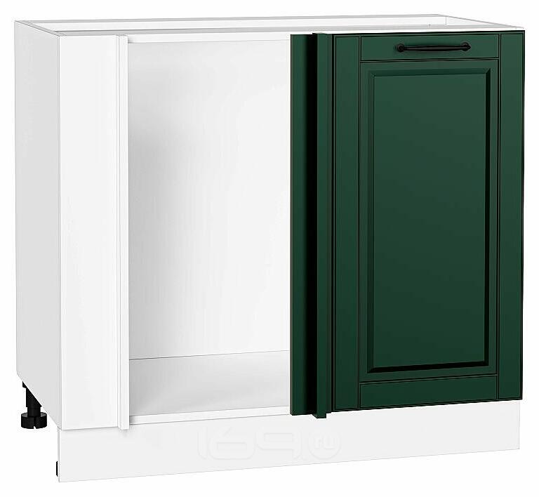 Шкаф нижний угловой Дублин Special Green/Белый 816*890*478