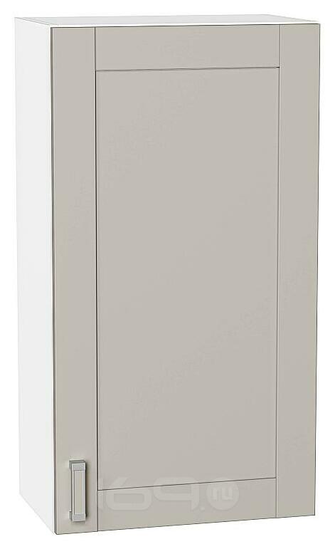 Шкаф верхний с 1-ой дверцей Лофт Grey Silk/Белый 920*500*320