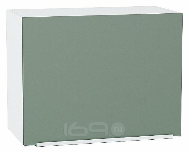 Шкаф верхний горизонтальный Фьюжн Silky Mint Белый 460*600*318