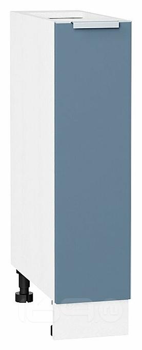 Шкаф нижний с 1-ой дверцей Фьюжн Silky Blue Белый 816*200*480