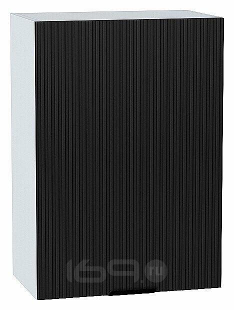 Шкаф верхний с 1-ой дверцей Евро Лайн Антрацит / Graphite 716*500*318