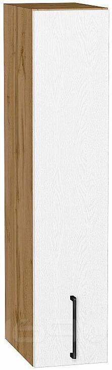 Шкаф верхний бутылочница Сканди White Silkwood/Дуб Вотан 920*200*320