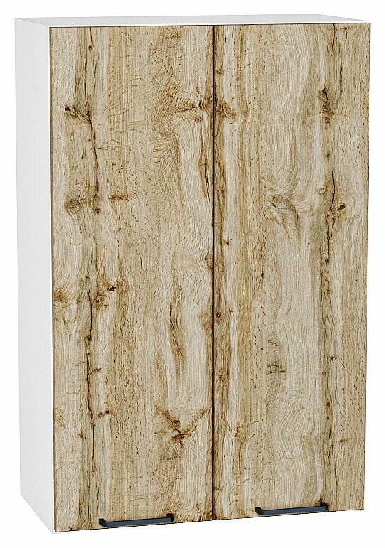 Шкаф верхний с 2-мя дверцами Флэт Wotan Oak 2S/Белый 920*600*318