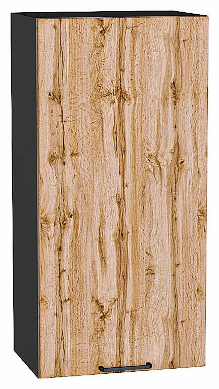 Шкаф верхний с 1-ой дверцей Флэт Wotan Oak 2S/Graphite 920*450*318
