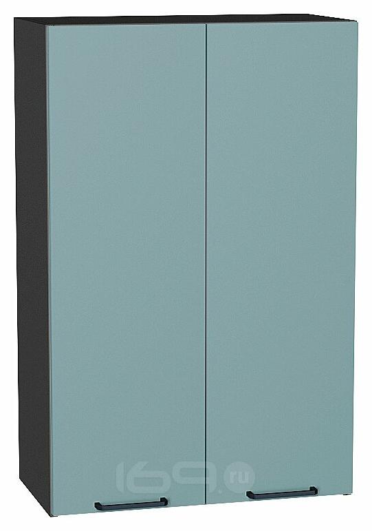 Шкаф верхний с 2-мя дверцами Флэт Grey-green In 2S/Graphite 920*600*318