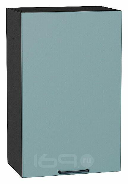 Шкаф верхний с 1-ой дверцей Флэт Grey-green In 2S/Graphite 716*450*318