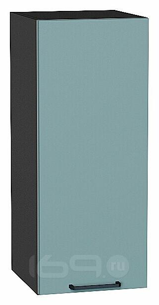 Шкаф верхний с 1-ой дверцей Флэт Grey-green In 2S/Graphite 716*300*318