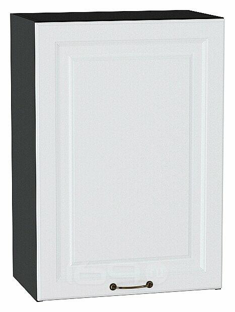 Шкаф верхний с 1-ой дверцей Ницца Белый/Graphite 716*500*318