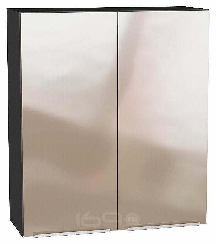 Шкаф верхний с 2-мя дверцами Фьюжн Gallant Graphite 920*800*320