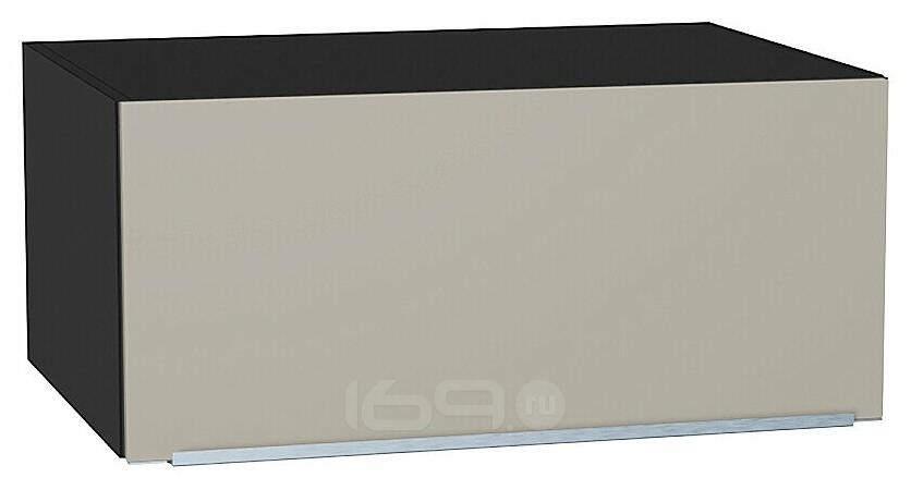 Шкаф верхний горизонтальный глубокий Фьюжн Silky Grey Graphite 358*800*576