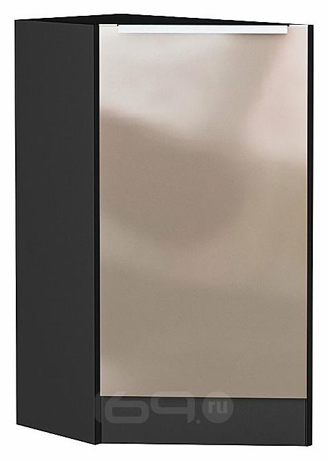 Шкаф нижний торцевой Фьюжн Gallant Graphite 816*296*554