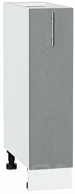 Шкаф нижний бутылочница Сканди Grey Softwood Белый 816*200*480