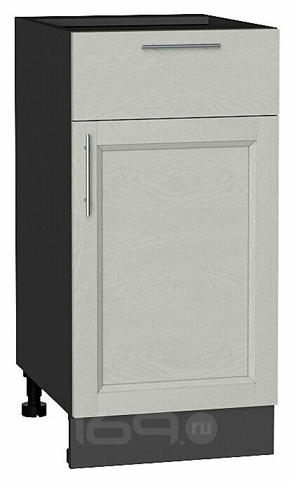 Шкаф нижний с 1-ой дверцей и ящиком Сканди Cappuccino Softwood Graphite 816*400*480