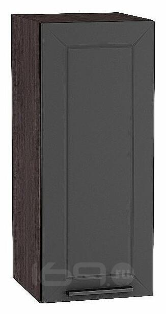 Шкаф верхний с 1-ой дверцей Глетчер Маренго Силк Graphite 920*300*318
