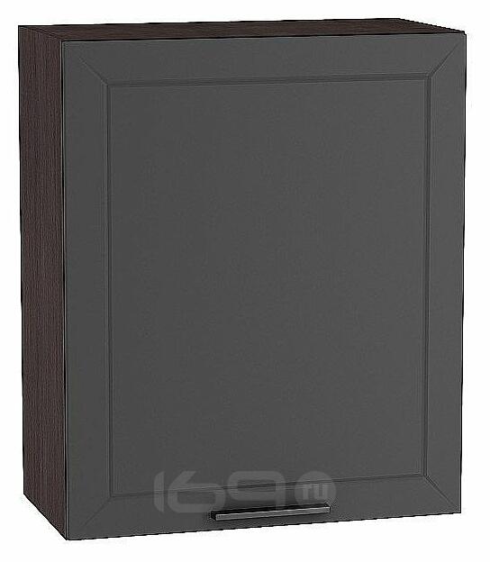 Шкаф верхний с 1-ой дверцей Глетчер Маренго Силк Graphite 920*600*318