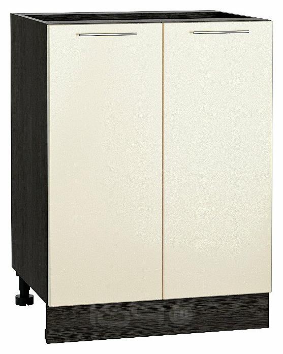 Шкаф нижний с 2-мя дверцами Валерия-М Бежевый металлик Graphite 816*600*478