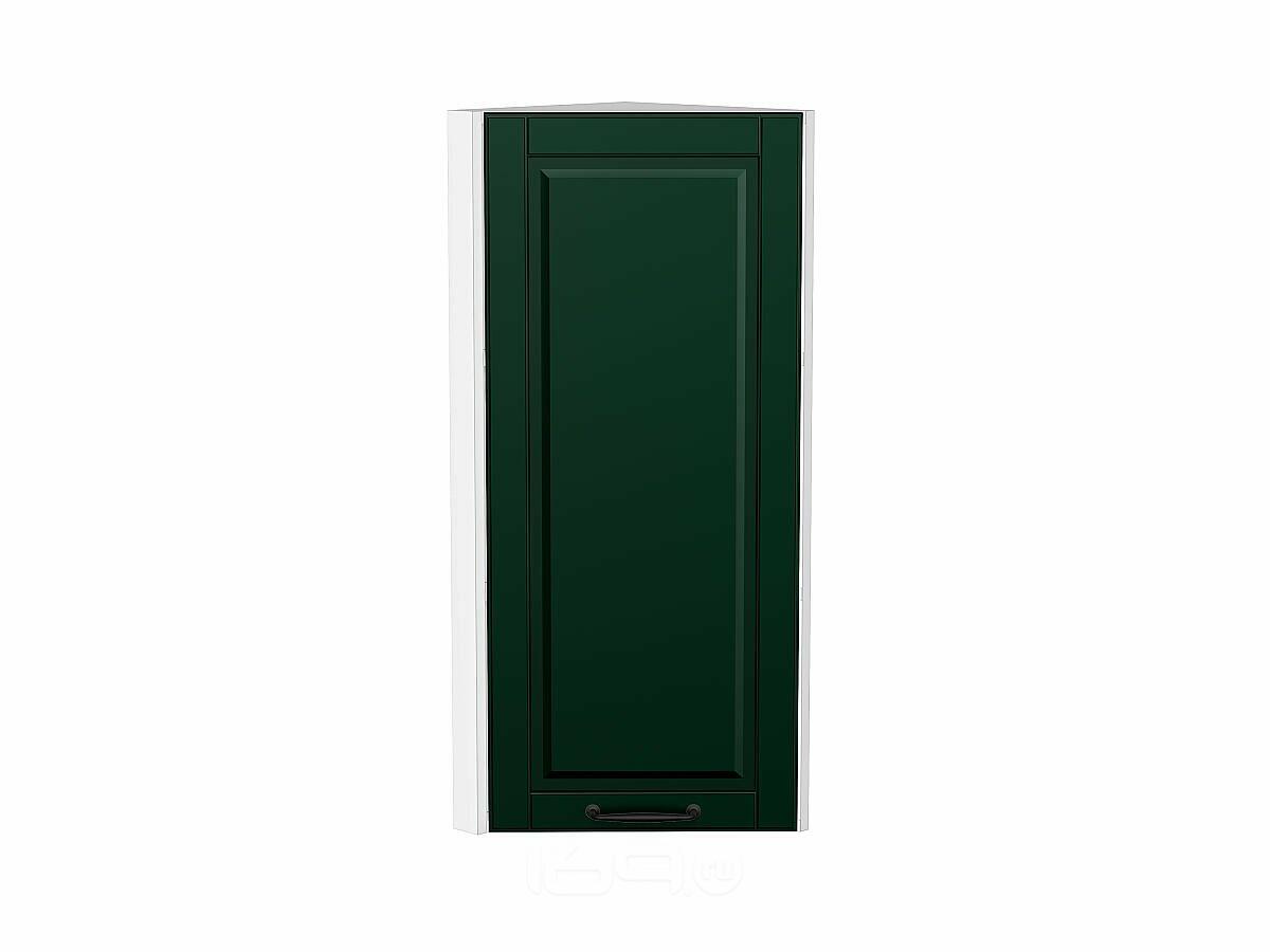 Шкаф верхний торцевой Дублин Special Green/Белый 920*300*304