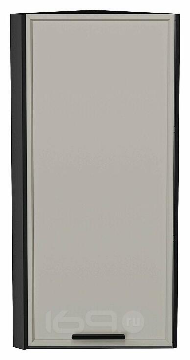 Шкаф верхний торцевой Фрейм Grey Silk Graphite 920*300*310