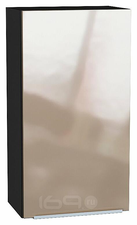 Шкаф верхний с 1-ой дверцей Фьюжн Gallant Graphite 920*500*320