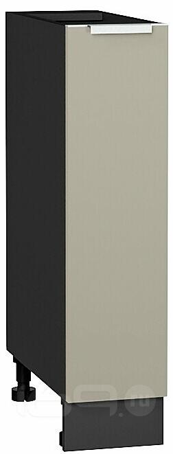 Шкаф нижний бутылочница Фьюжн Silky Grey Graphite 816*200*480