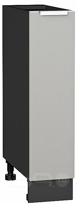 Шкаф нижний бутылочница Фьюжн Silky Light Grey Graphite 816*200*480
