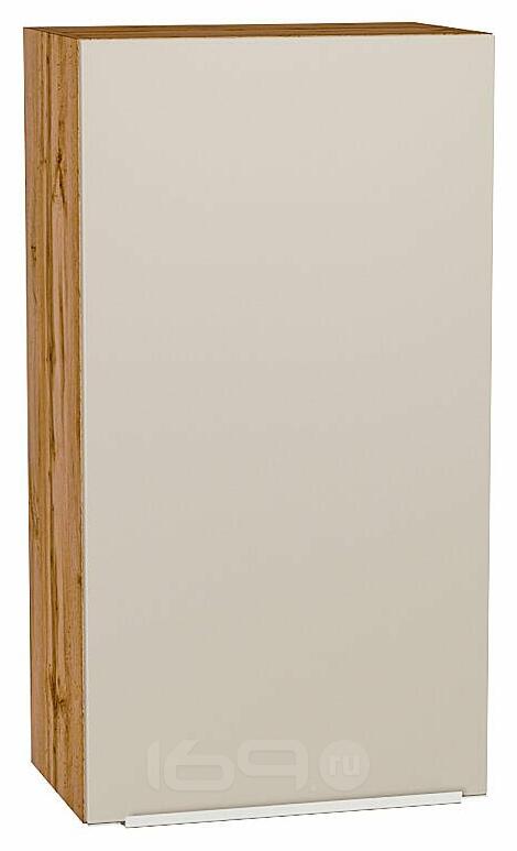 Шкаф верхний с 1-ой дверцей Фьюжн Cream Silk/Дуб Вотан 920*500*320