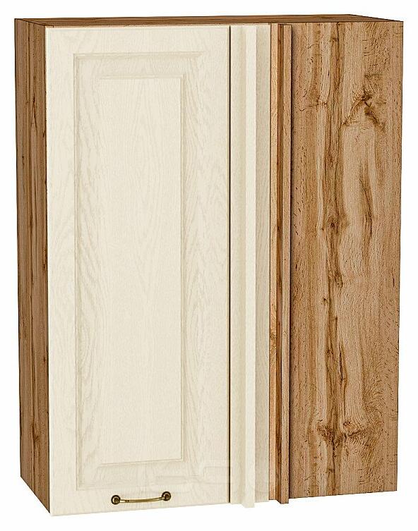 Шкаф верхний прямой угловой Ницца Дуб крем/Дуб Вотан 920*700*345