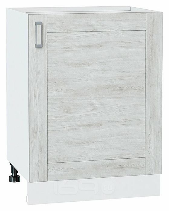 Шкаф нижний с 1-ой дверцей Лофт Nordic Oak/Белый 816*600*480