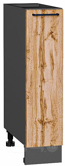 Шкаф нижний бутылочница Флэт Wotan Oak 2S/Graphite 816*200*478