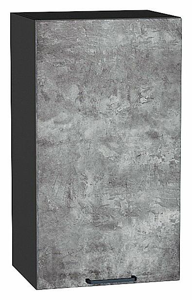 Шкаф верхний с 1-ой дверцей Флэт Temple Stone 2S/Graphite 716*400*318