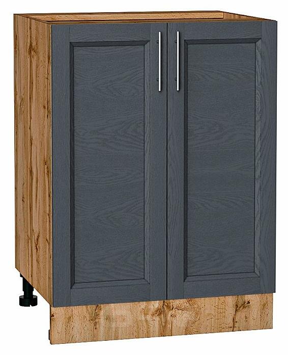 Шкаф нижний с 2-мя дверцами Сканди Graphite Softwood Дуб Вотан 816*600*480